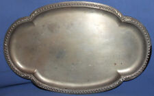 Antique metal serving tray picture