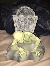2006 Gemmy Dead Ed Talking Animated Zombie Skeleton Halloween Decoration picture