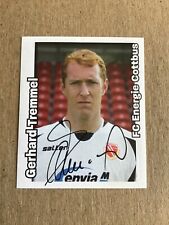 Gerhard Tremmel, Germany 🇩🇪 Energie Cottbus Panini 2008/09 hand signed picture