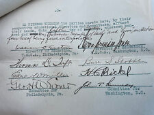 Lot  1910 Young Men's Christian Association YMCA New York Signed Documents picture
