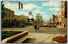 Grand Junction Colorado 1950s Postcard Main Street Woolworth's Bank picture