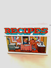 VINTAGE 1981 KELLOGG COMPANY SNAP CRACKLE AND POP CEREALS TIN RECIPE BOX picture