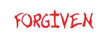 Forgiven Red  decal, Car Window, Christian, inspirational picture