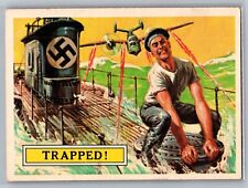 Trapped 1965 A&BC Topps Battle Cards #24 - RARE - EX picture