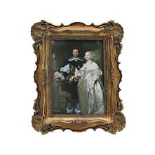 SYLVIA'S SHOP Vintage 4x6 Picture Frame Antique Ornate Luxury Photo Frame Tab... picture