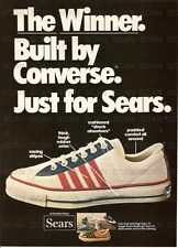 1974 Converse Athletic Shoes Vintage Magazine Ad  'The Winner' Built for Sears picture