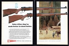 1971 Garcia Sako Rifles Enco Retailer Repel Union Carbide Outdoor Life Print Ad picture