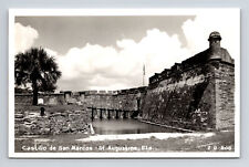 RPPC Castillo de San Marcos St. Augustine FL Postcard picture