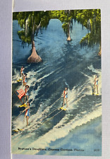 Posted Cypress Gardens FL-Florida Neptune's Daughters Water Skiing Unposted picture