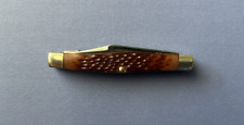 CAMILLUS DELUXE NEW YORK USA 3 BLADE STOCKMAN POCKET KNIFE (BRAND NEW) picture