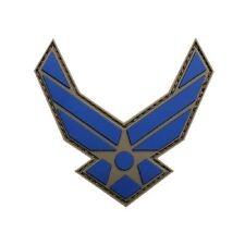 USAF AIR FORCE LOGO Hook Patch (3D-PVC Rubber-MTB11) picture
