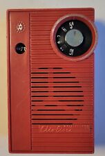 Vintage Montgomery Ward 1136B Airline 6 Transistor Radio Red - Tested Works picture