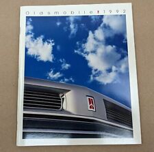 1992 Oldsmobile Model Book ~ NICE Full Color Toronado, Quad 4, Cutlass, Achieva picture