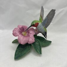 LENOX Limited Edition Vintage Garden Birds Ruby Throated Hummingbird Damaged picture