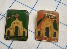 VTG Lapel Pinback Hat Pin Set Of 2 Open And Closing Ceremonys Olympic Pins  picture