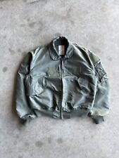 Vintage 90s US Air Force CWU 35/P Summer Flight Zip Jacket size XL picture