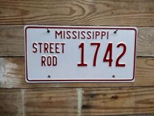 2010 Expired Mississippi Street Rod License Plate Auto Tags Emb 1742 picture