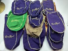 Lot of 11 Various Crown Royal Bags picture