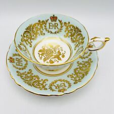 Paragon Commemorative England 1953 Queen Elizabeth II Coronation Tea Cup Saucer picture