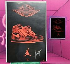 DO YOU POOH? AIR Jordan Trade Artist Proof AP4 NYCC Signed by Marat + Metal Card picture