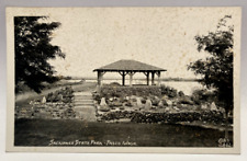 RPPC Pavilion, Sacajawea State Park, Pasco, Washington WA Vintage ELLIS Postcard picture