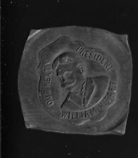 1908 William H Taft Presidential Campaign Watch Fob Made of Lead but Never Cut picture