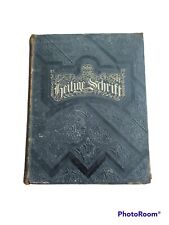  Bible Leather Bound German Luther Heilige Schrift 1895 Family Bible picture