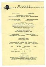 1949 Belmont Manor Dinner  Menu   Bermuda picture