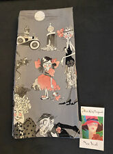 Anne DePasquale Cotton Tea Towel Whimsical Gothic Vintage Design NEW picture
