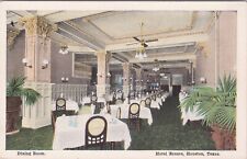 1920 ERA - DINING ROOM, HOTEL BRAZOS, HOUSTON, TEXAS picture