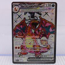 A7 Pokémon Card TCG SV Obsidian Flames Charizard ex Ultra Rare 215/197 picture