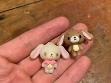 Sanrio Sugar Bunnies Kurousa Shirousa Mini Figures Keychains picture