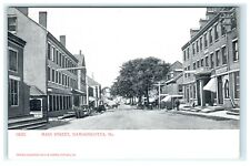 Main Street Damariscotta ME Maine Early Postcard View picture