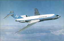 Airplane Commercial Aviation Cruzeiro Boeing 727-100 c1960 Postcard picture