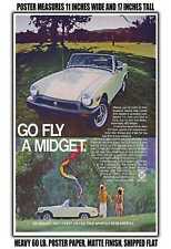 11x17 POSTER - 1977 MG Midget Go Fly a Midget picture