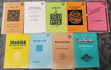 (LOT OF 9) ISLAM BOOKLETS/MUSLIM READING MATERIAL picture