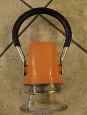 Vintage Starlite 222 Headlight Orange Lantern.  Untested  picture