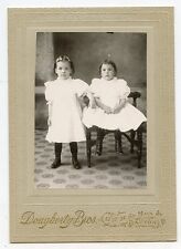 Antique Photo - Dayton, Ohio - 2 Very Cute Little Girls, Button Up Boots picture