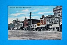 1908 Wagons on West Center Street Goldsboro NC Vibrant Color Town Main Street picture