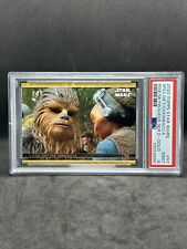 2020 Topps Star Wars 'A special Gift for Chewbacca' Gold Alpha  01/10 PSA 9 picture