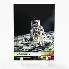 MOONWALK Space Exploration Lunar Painting Card GleeBeeCo #MNSE Astronaut picture