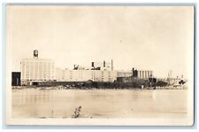 c1910's View Of Quaker Oats Cedar Rapids Iowa IA RPPC Photo Antique Postcard picture