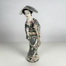 Vintage Japanese Geisha Asian Figurine Resin Statue picture