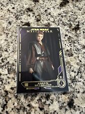 Star Wars Masterwork 2019 Purple /50 Base Card #12 Anakin Skywalker picture