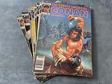 Savage Sword Of Conan #163-170 Magazine Marvel Comic Book Lot Mid Low Grades picture