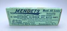 Vintage Mendets Mend All Leaks Repair Kit Original Box In Exc Cond  picture