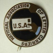 1920s National Association of Letter Carriers - Enameled Pin - USPS History - PB picture