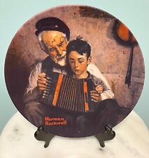 Vintage 1981, Norman Rockwell 'The Music Maker' Collectible 8.5