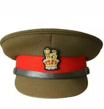 WW2 British Army General Staff Officers Peak Visor Cap Colonel and Brigadier Hat picture