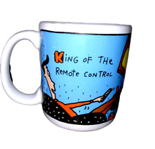 Vintage King Of The Remote Control Television Couch Potato Coffee Mug Tea Cup picture